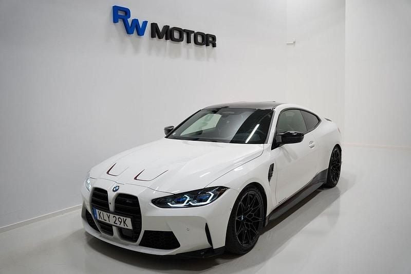 Vit Begagnad 2021 BMW M4 Competition Edition Sportkupé | 869 800 kr - Bild 1/4