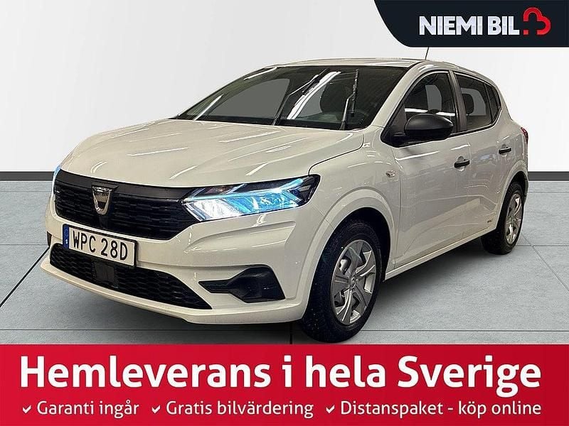 Vit Begagnad 2021 Dacia Sandero Halvkombi | 119 900 kr (Marknadspris) - Bild 1/3