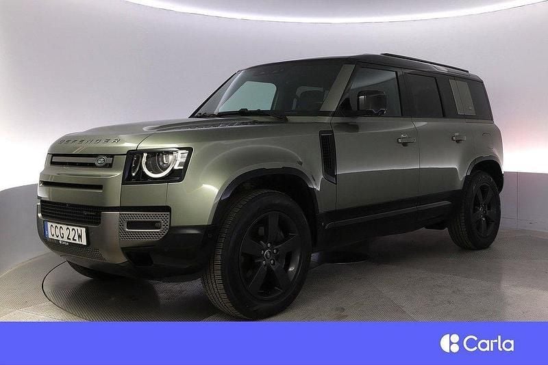 Grön Begagnad 2021 Land Rover Defender SE SUV | 829 900 kr - Bild 1/4