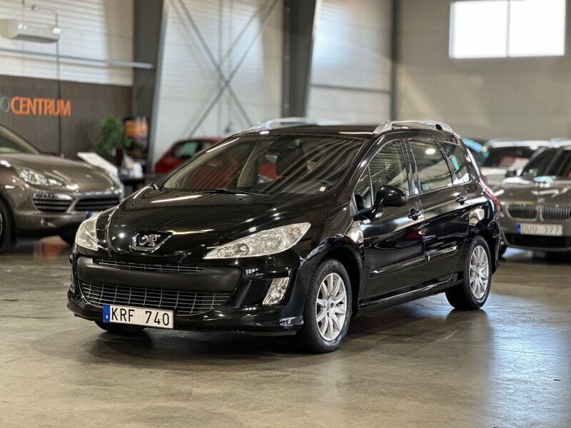 Svart Begagnad 2010 Peugeot 308 Kombi | 44 900 kr (Marknadspris) - Bild 1/4