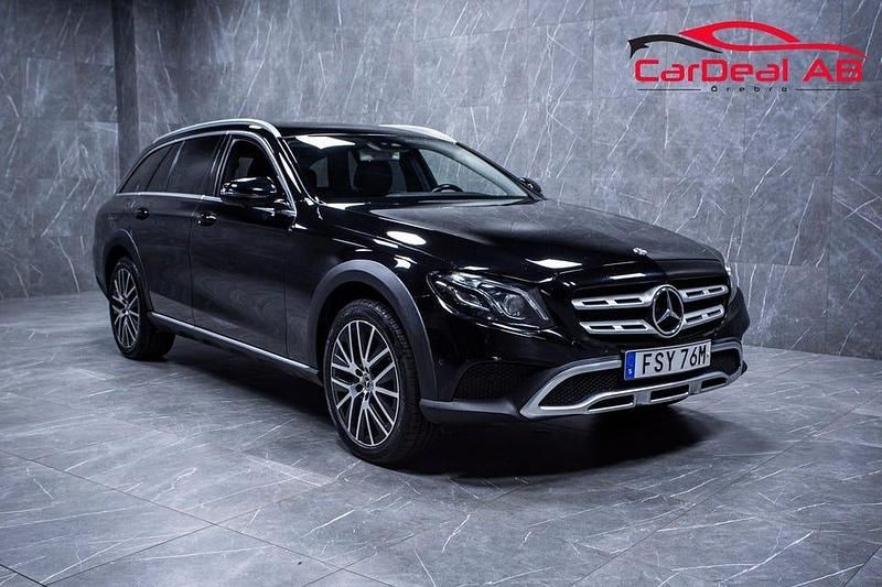 Begagnad Mercedes E220 All-Terrain 194 HK (142 kW) 2019 Svart Kombi