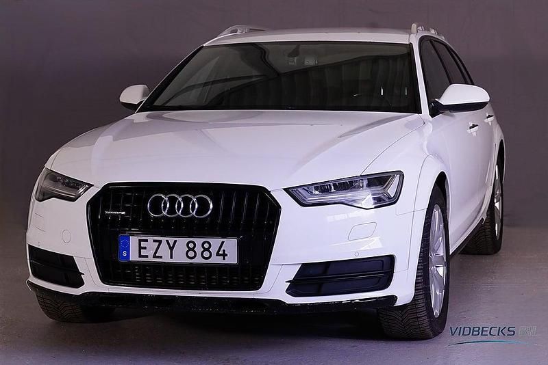 Vit Begagnad 2015 Audi A6 Allroad Kombi | 138 900 kr (Marknadspris) - Bild 1/4