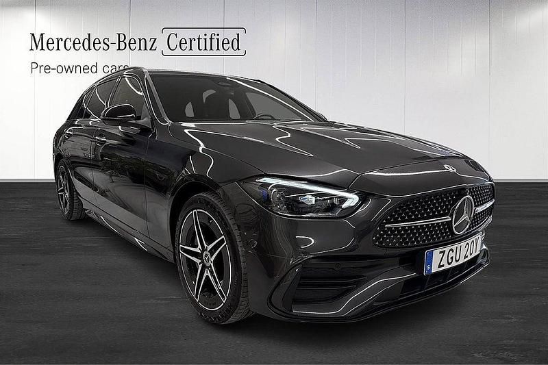 Begagnad Mercedes C300e Premium 204 HK (150 kW) 2022 Grå Kombi