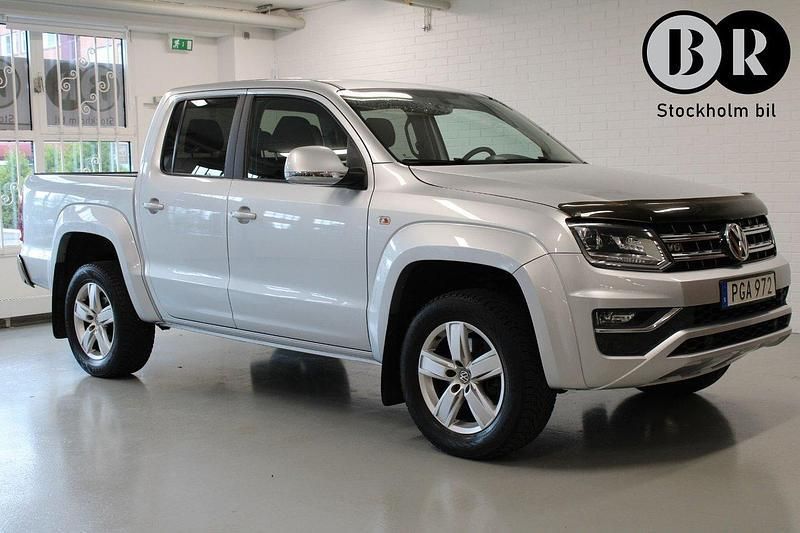 Silver Begagnad 2017 VW Amarok Highline Pickup | 289 900 kr - Bild 1/4