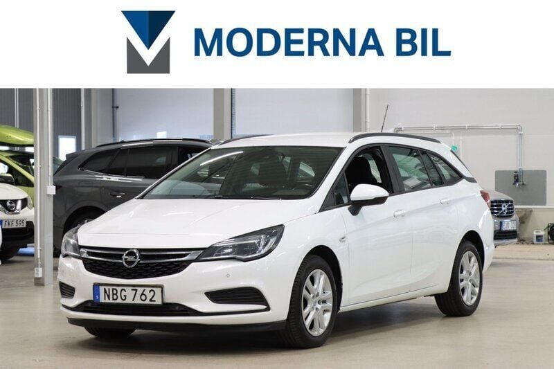 Vit Begagnad 2018 Opel Astra Kombi | 89 700 kr (Superpris) - Bild 1/3
