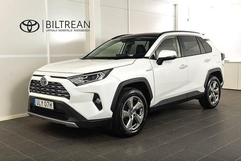 Vit Begagnad 2019 Toyota RAV4 Hybrid Executive SUV | 259 900 kr (Marknadspris) - Bild 1/4