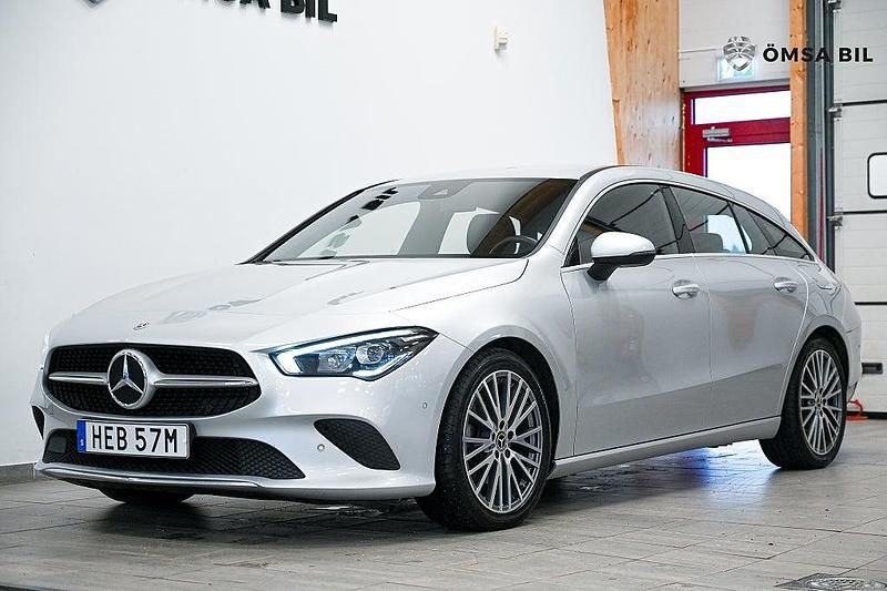 Begagnad Mercedes CLA200 Shooting Brake 2021 Silver Kombi