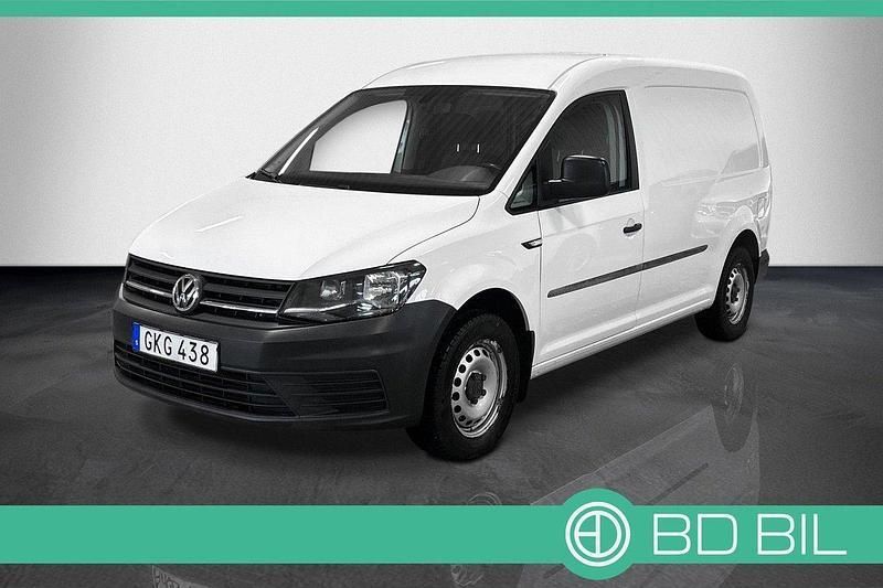 Vit Begagnad 2017 VW Caddy Maxi Minibuss | 138 900 kr (Bra pris) - Bild 1/3