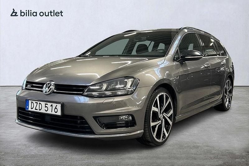 Grå Begagnad 2015 VW Golf VII R-line Kombi | 119 900 kr (Marknadspris) - Bild 1/3