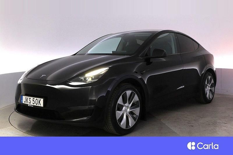Svart Begagnad 2022 Tesla Model Y Long Range SUV | 368 900 kr - Bild 1/4