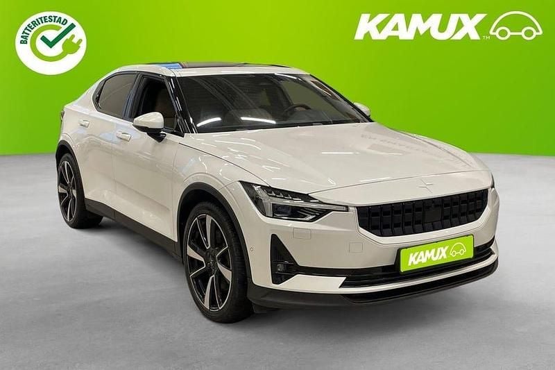Vit Begagnad 2021 Polestar 2 Long Range Dual motor Halvkombi | 279 900 kr (Marknadspris) - Bild 1/4