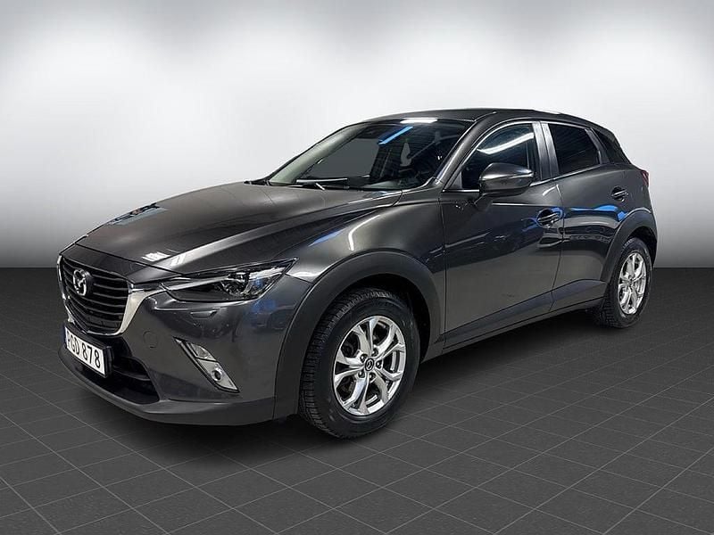 Grå metallic Begagnad 2017 Mazda CX-3 SUV | 139 900 kr (Bra pris) - Bild 1/4
