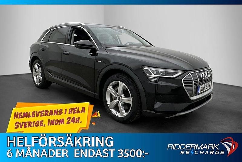 Svart Begagnad 2023 Audi e-tron SUV | 389 900 kr (Bra pris) - Bild 1/3