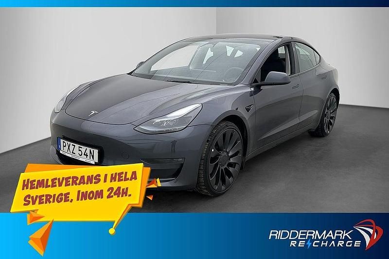 Begagnad Tesla Model 3 Performance 461 kW (627 HK) 2023 Grå Sedan