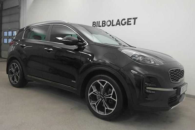 Begagnad Kia Sportage GT-Line 186 HK (136 kW) 2018 Svart SUV