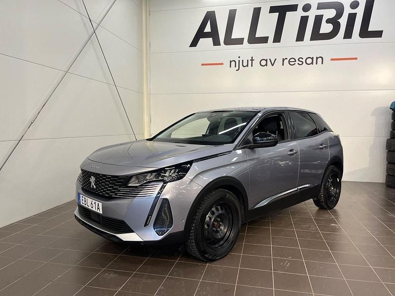 Grå Begagnad 2022 Peugeot 3008 Allure SUV | 309 900 kr (Dyr) - Bild 1/4