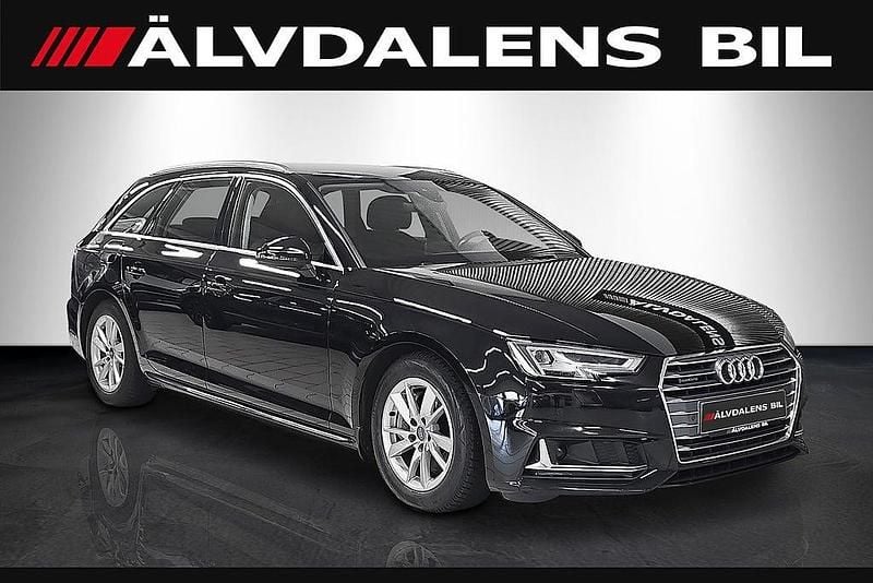 Svart metallic Begagnad 2018 Audi A4 Sport Kombi | 219 900 kr (Marknadspris) - Bild 1/4
