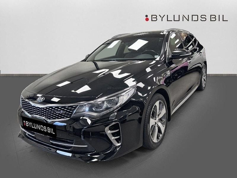 Svart Begagnad 2016 Kia Optima GT-Line Kombi | 169 000 kr (Marknadspris) - Bild 1/4