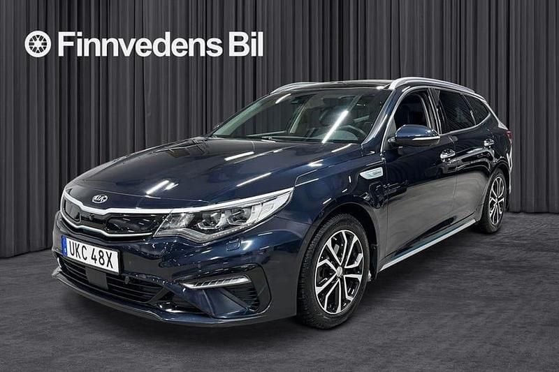 Blå Begagnad 2019 Kia Optima Sport Kombi | 174 800 kr (Marknadspris) - Bild 1/4