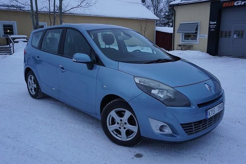 Blå Begagnad 2010 Renault Grand Scénic III Minibuss | 54 900 kr (Marknadspris) - Bild 1/4