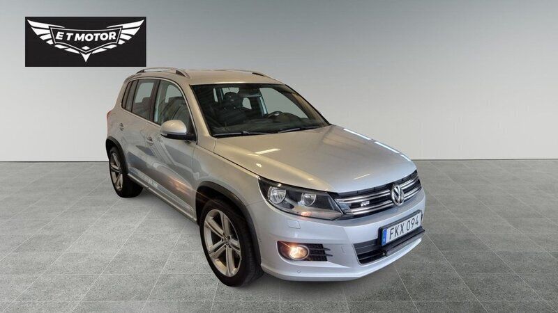 Silver Begagnad 2014 VW Tiguan R-line SUV | 104 900 kr (Bra pris) - Bild 1/4