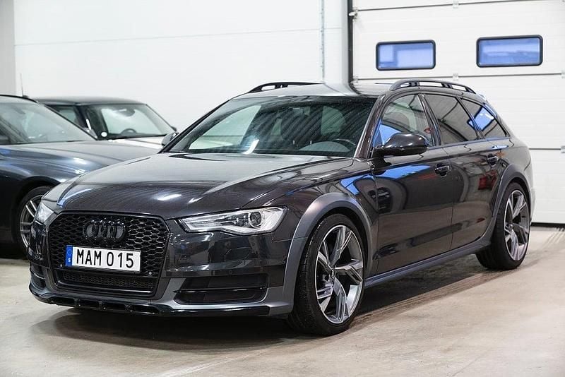 Grå Begagnad 2015 Audi A6 Allroad Sport Kombi | 214 900 kr (Lite dyr) - Bild 1/4