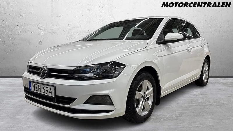 Begagnad VW Polo 95 HK (69 kW) 2018 Vit Halvkombi
