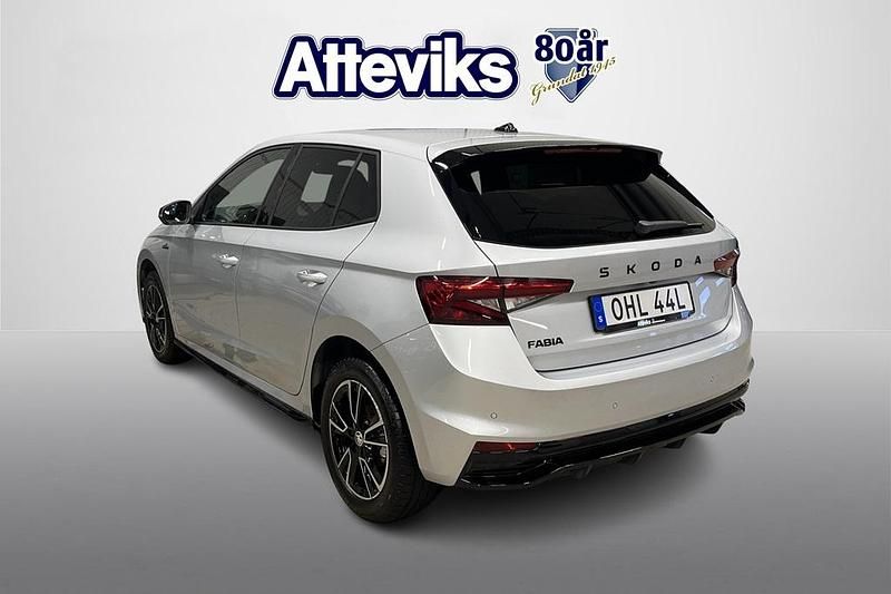 Begagnad Skoda Fabia Monte Carlo 116 HK (85 kW) 2024 Silver Halvkombi