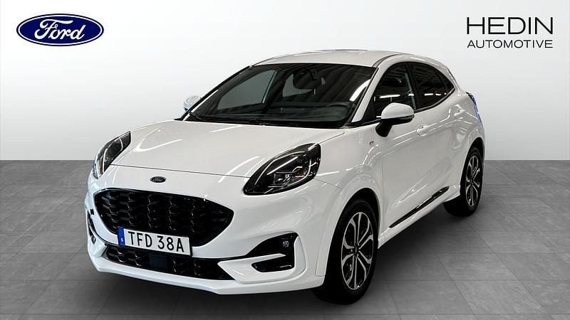 Frozen white Begagnad 2022 Ford Puma ST-Line Halvkombi | 229 900 kr (Lite dyr) - Bild 1/4