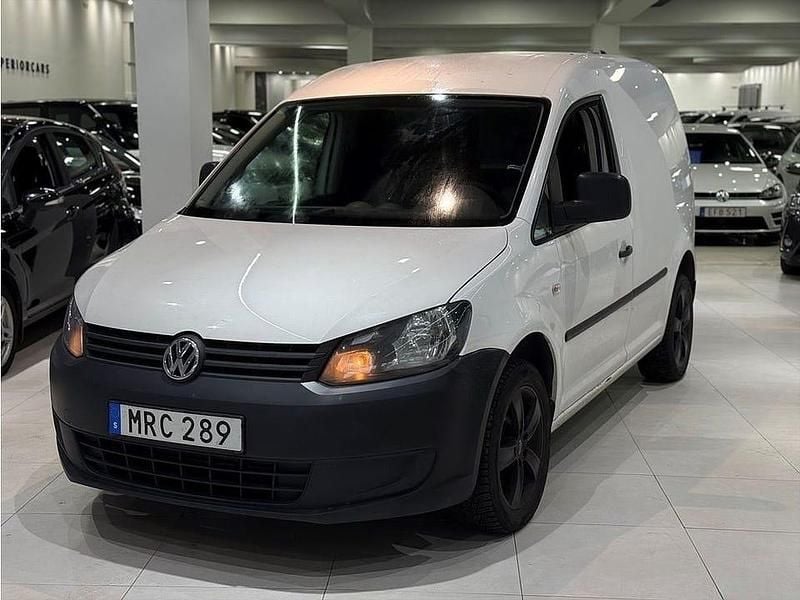 Vit Begagnad 2011 VW Caddy Minibuss | 49 900 kr (Marknadspris) - Bild 1/4