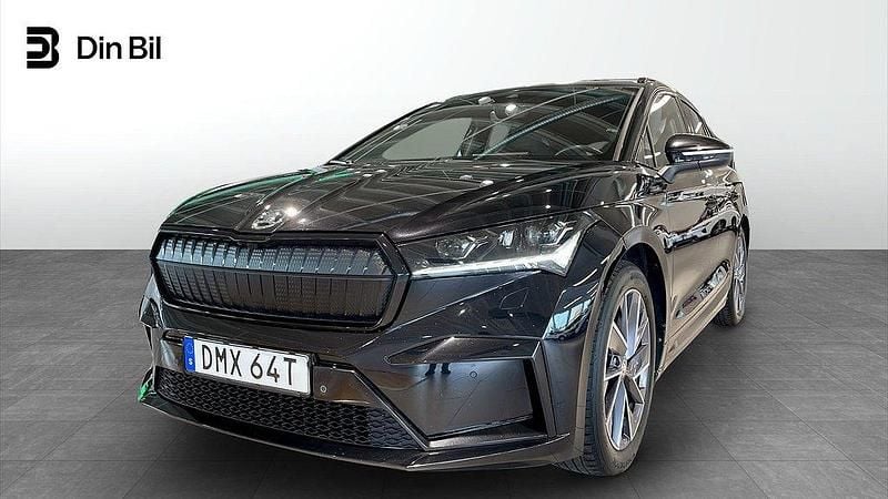 Svart Begagnad 2021 Skoda Enyaq iV SportLine SUV | 289 000 kr - Bild 1/4