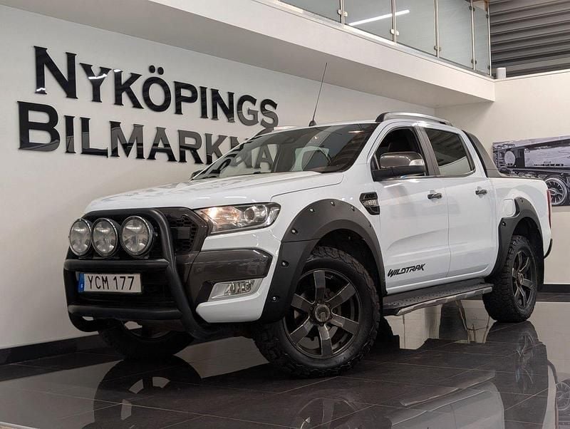 Vit Begagnad 2016 Ford Ranger Wildtrack Pickup | 229 900 kr (Lite dyr) - Bild 1/4