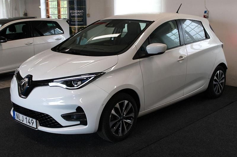 Vit Begagnad 2019 Renault Zoe Halvkombi | 157 900 kr (Lite dyr) - Bild 1/4