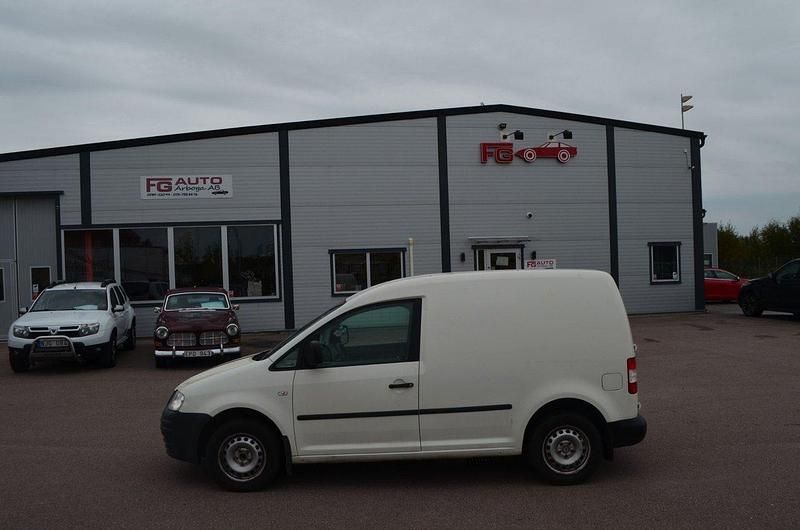Vit Begagnad 2008 VW Caddy Minibuss | 29 900 kr (Bra pris) - Bild 1/4
