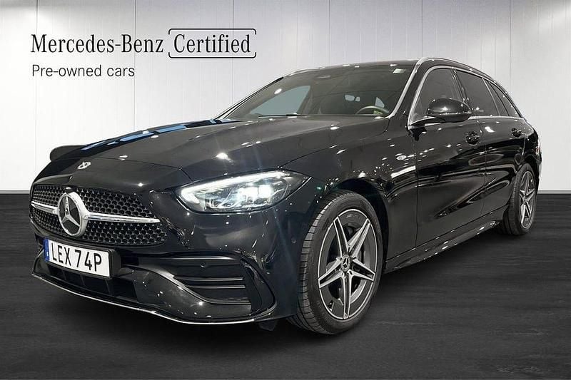 Begagnad Mercedes C300 AMG 313 HK (230 kW) 2025 Svart Kombi