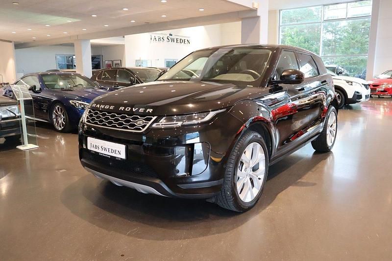 Svart (santorini svart metallic) Begagnad 2021 Land Rover Range Rover evoque SE SUV | 379 900 kr (Marknadspris) - Bild 1/4