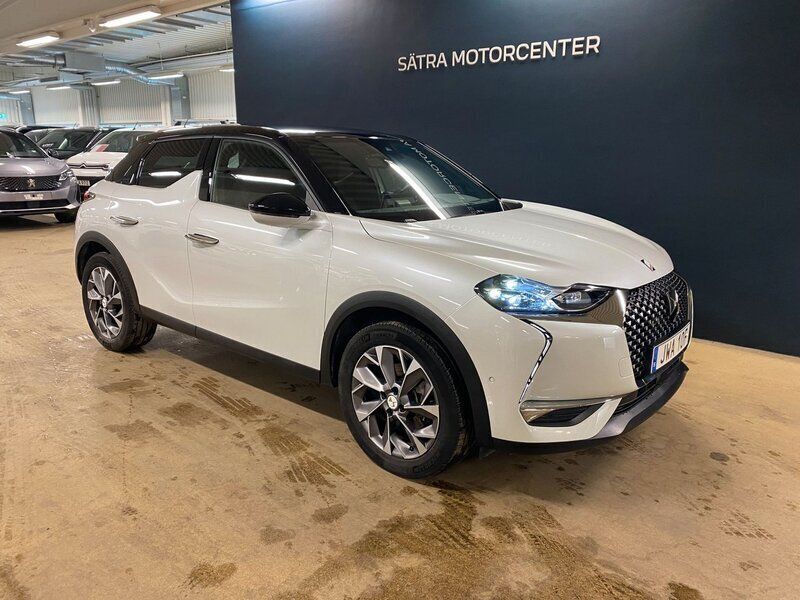 Vit Begagnad 2022 DS Automobiles DS3 Crossback E-Tense SUV | 309 900 kr (Dyr) - Bild 1/4