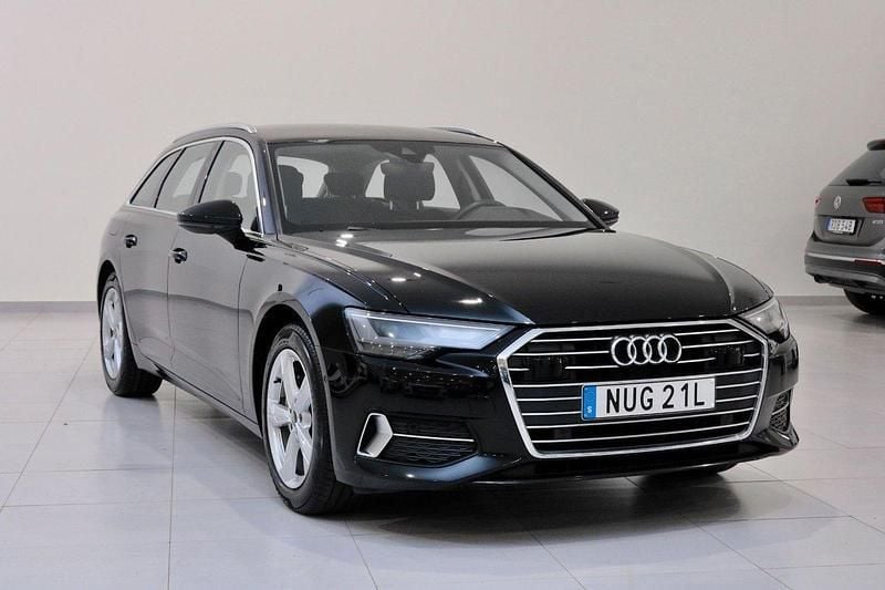 Svart Begagnad 2021 Audi A6 Sport Kombi | 269 900 kr (Superpris) - Bild 1/4