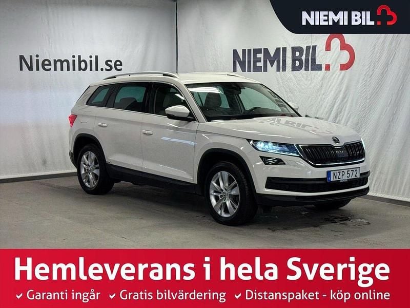 Vit Begagnad 2018 Skoda Kodiaq Business Line SUV | 279 900 kr (Lite dyr) - Bild 1/4