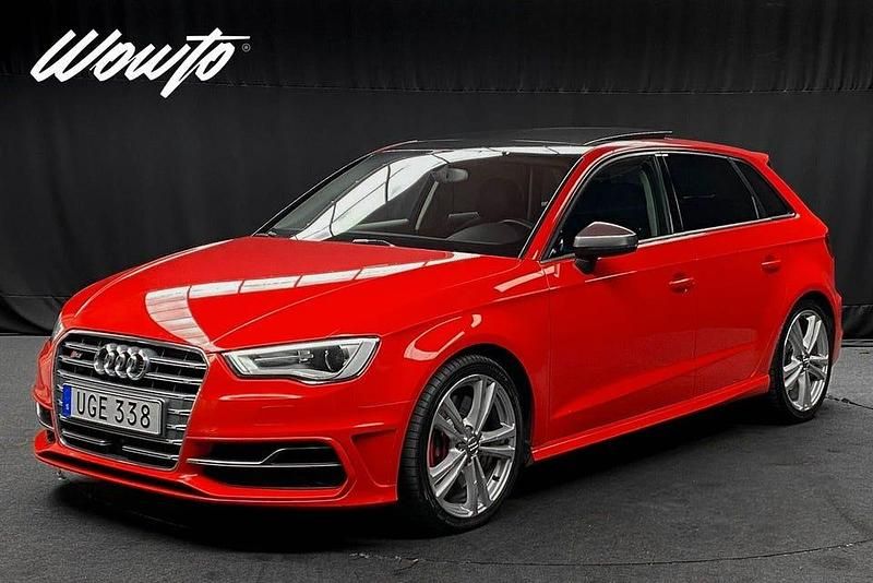 Röd Begagnad 2014 Audi S3 Sportback Halvkombi | 259 800 kr (Marknadspris) - Bild 1/3