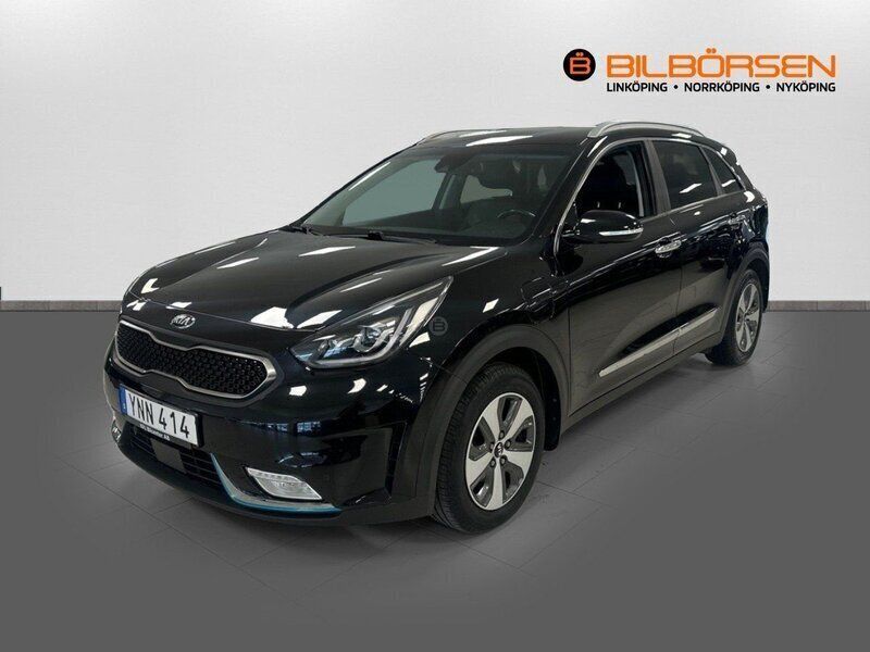 Svart Begagnad 2018 Kia Niro 2 SUV | 179 900 kr (Marknadspris) - Bild 1/4