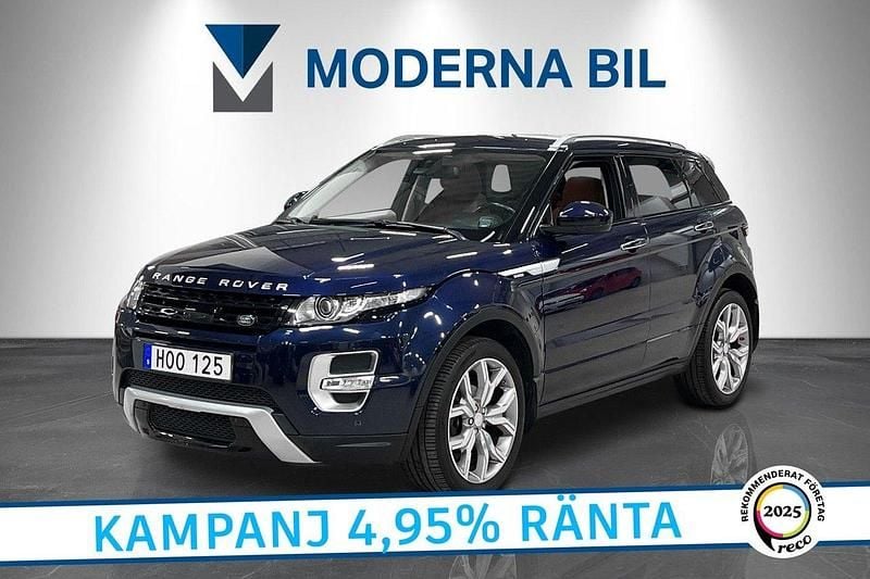 Blå Begagnad 2014 Land Rover Range Rover evoque Autobiography SUV | 189 900 kr - Bild 1/4