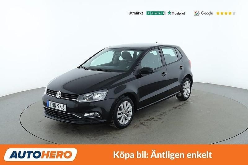 Svart Begagnad 2016 VW Polo Halvkombi | 79 000 kr (Marknadspris) - Bild 1/4
