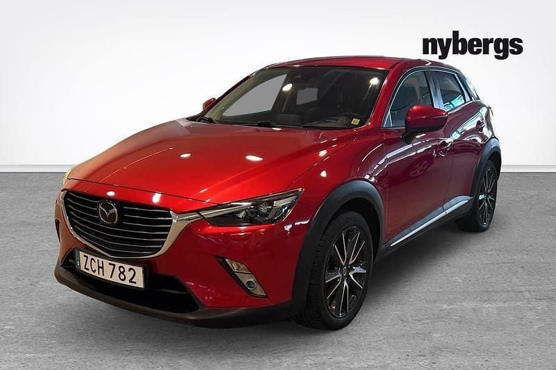 Röd Begagnad 2018 Mazda CX-3 Optimum SUV | 155 000 kr (Marknadspris) - Bild 1/4