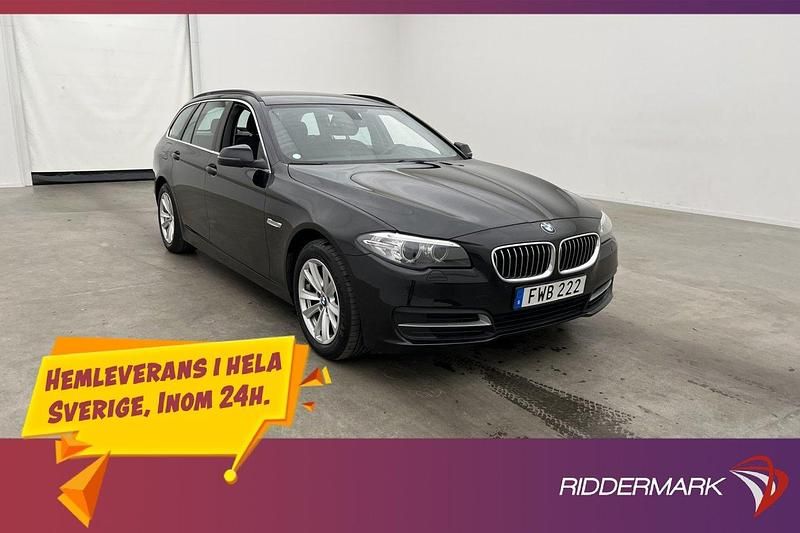 Svart Begagnad 2015 BMW 520 Kombi | 159 800 kr (Marknadspris) - Bild 1/3
