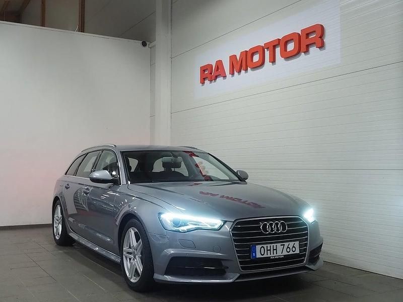 Grå Begagnad 2016 Audi A6 S-Line Kombi | 199 900 kr (Marknadspris) - Bild 1/3
