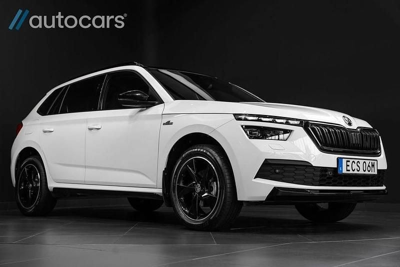 Vit Begagnad 2022 Skoda Kamiq Monte Carlo SUV | 278 750 kr (Lite dyr) - Bild 1/4