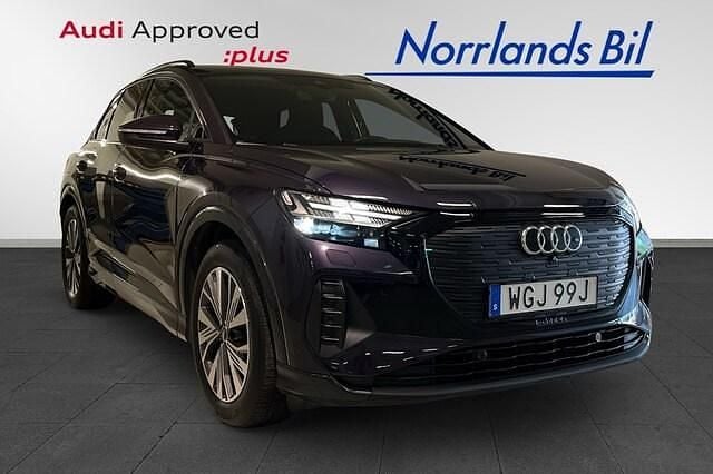 Lila (auroraviolett metallic) Begagnad 2022 Audi Q4 e-tron Proline SUV | 389 000 kr (Marknadspris) - Bild 1/4