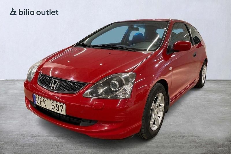 Röd Begagnad 2004 Honda Civic Halvkombi | 30 000 kr (Marknadspris) - Bild 1/4