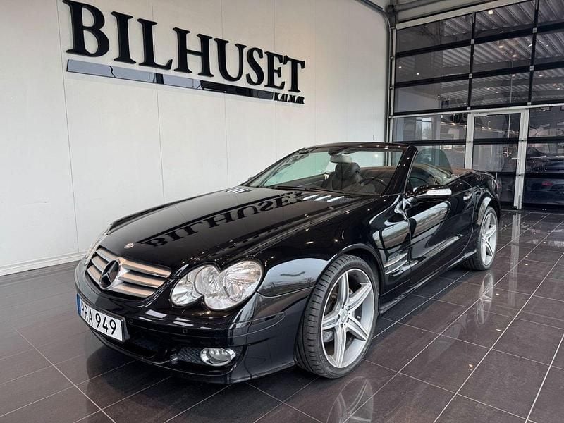 Svart Begagnad 2006 Mercedes SL350 Cab | 259 900 kr (Dyr) - Bild 1/4